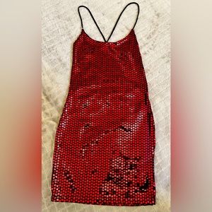 Party Red MiniDress